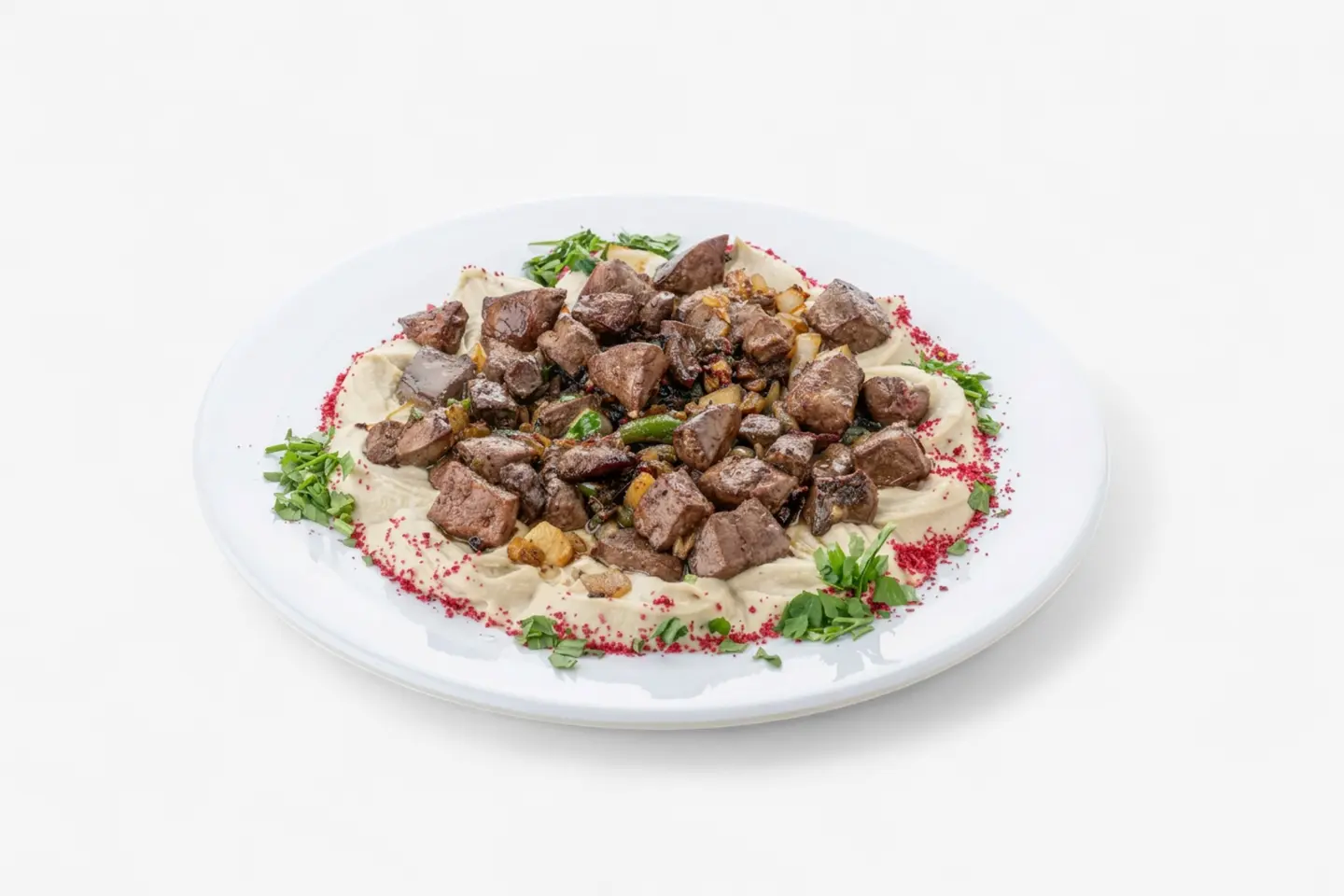 حمص بالكبدة - حمص بالكبدة-صغير
