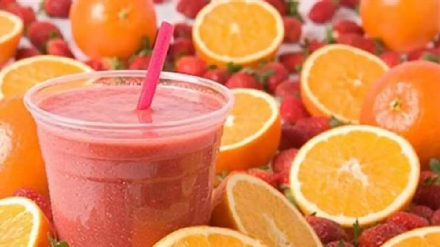 Strawberry With Orange Juice - Medium
