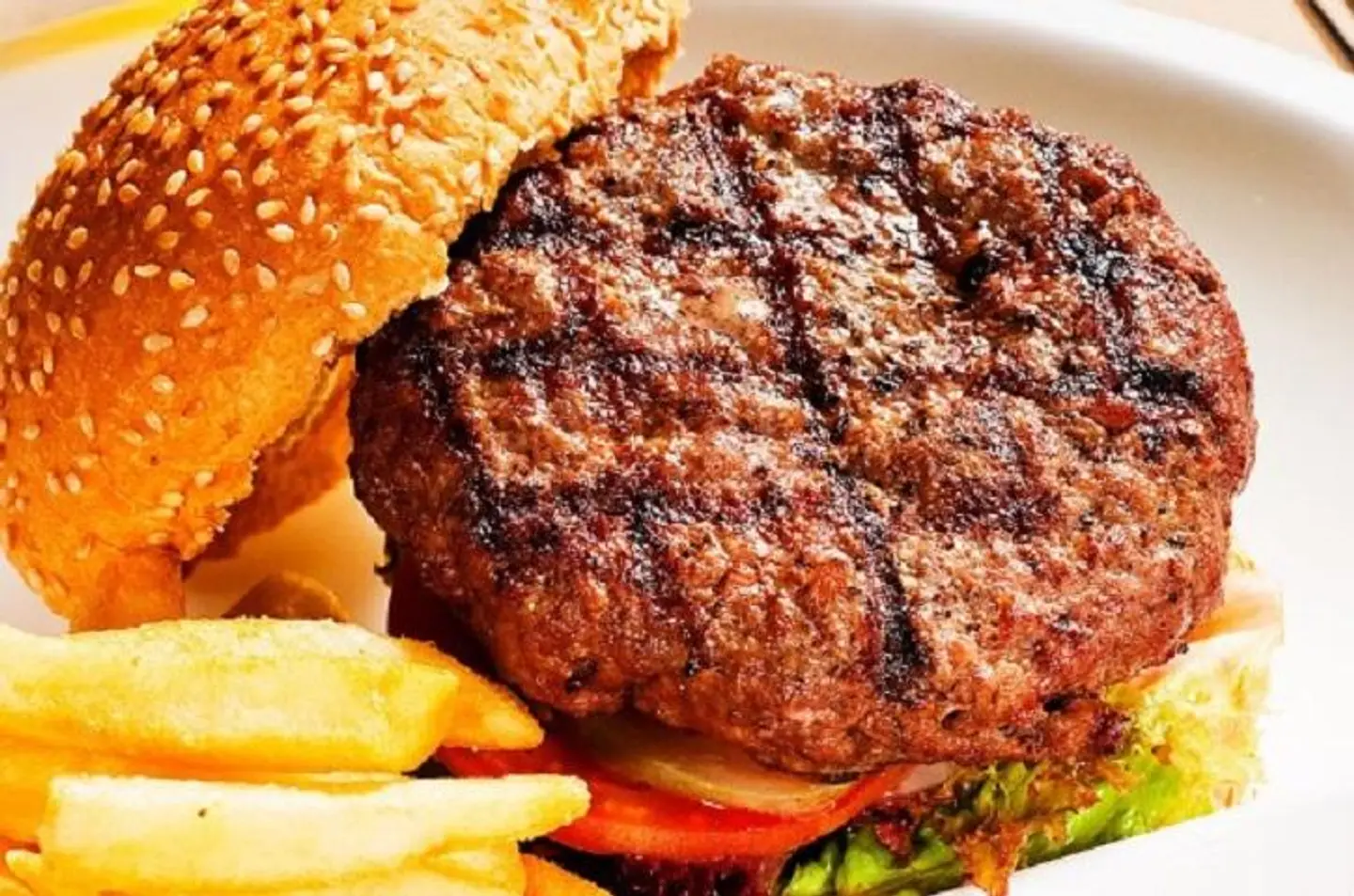 برجر لحم صاج - ساندوتش