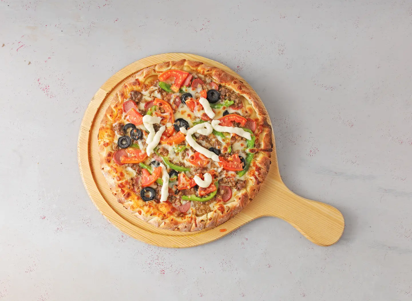 بيتزا لحوم مشكلة - صغير