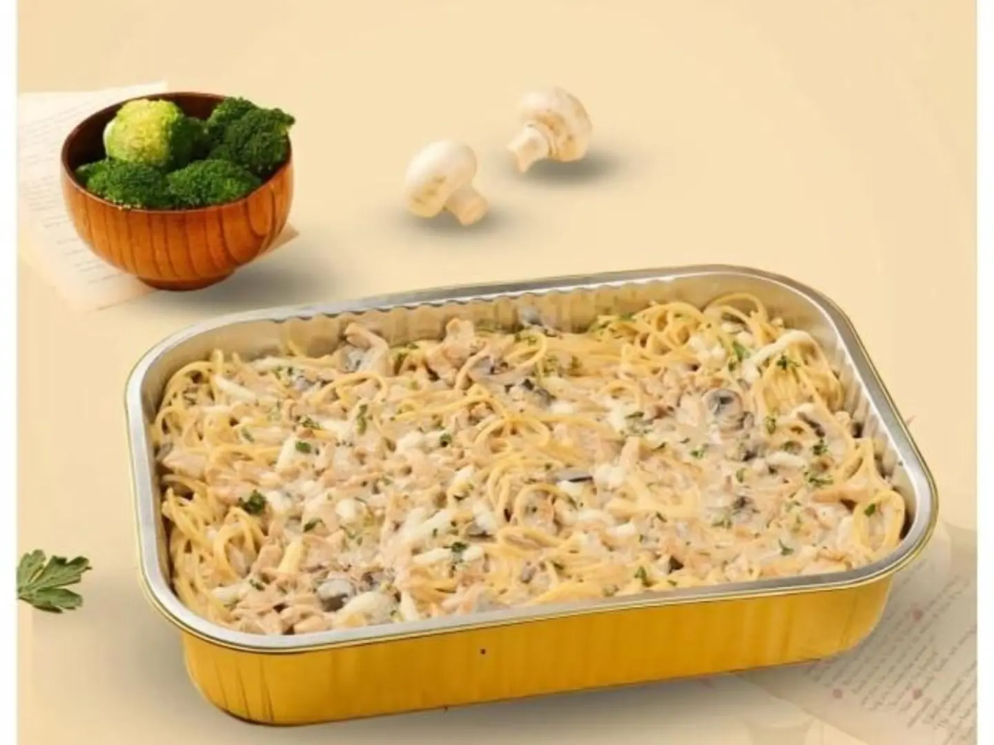 Chicken Alfredo Spaghetti - Box For 2 Persons