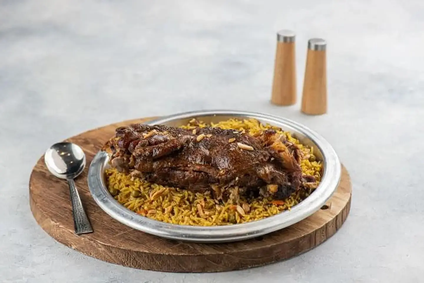 طبخ حنيذ مع رز - رز عربي