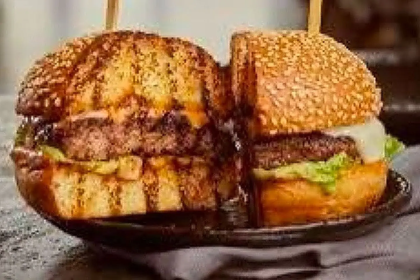 Grilled Beef Burger - Meal