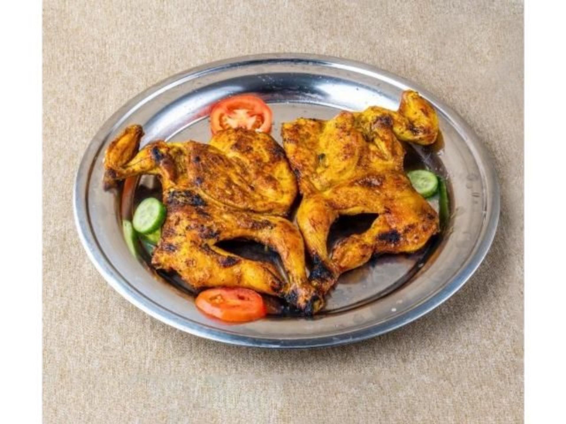 دجاج مظبي سادة - نص حبة دجاج