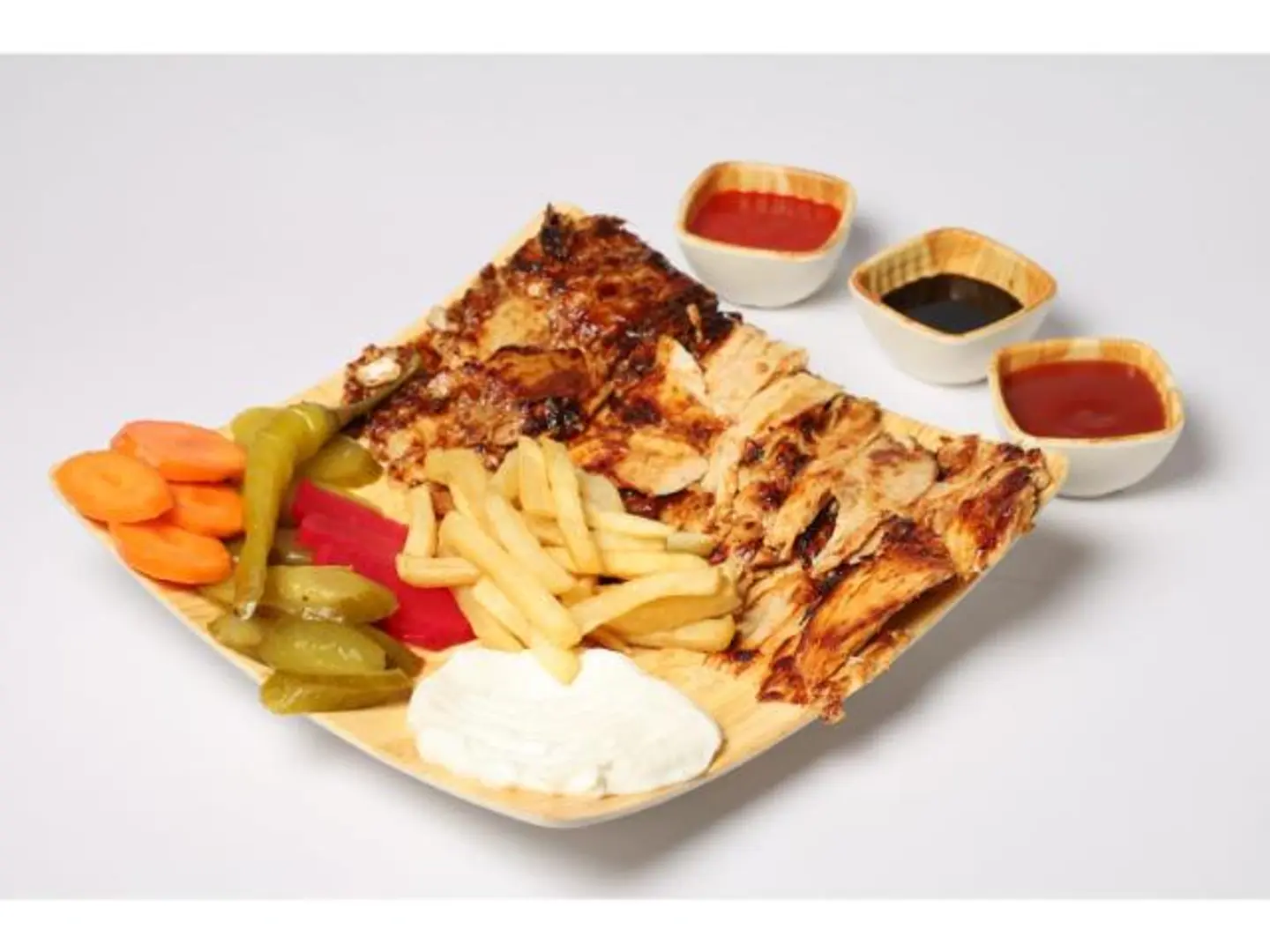 Chicken Shawarma Plate Farṭ - 200 Grams