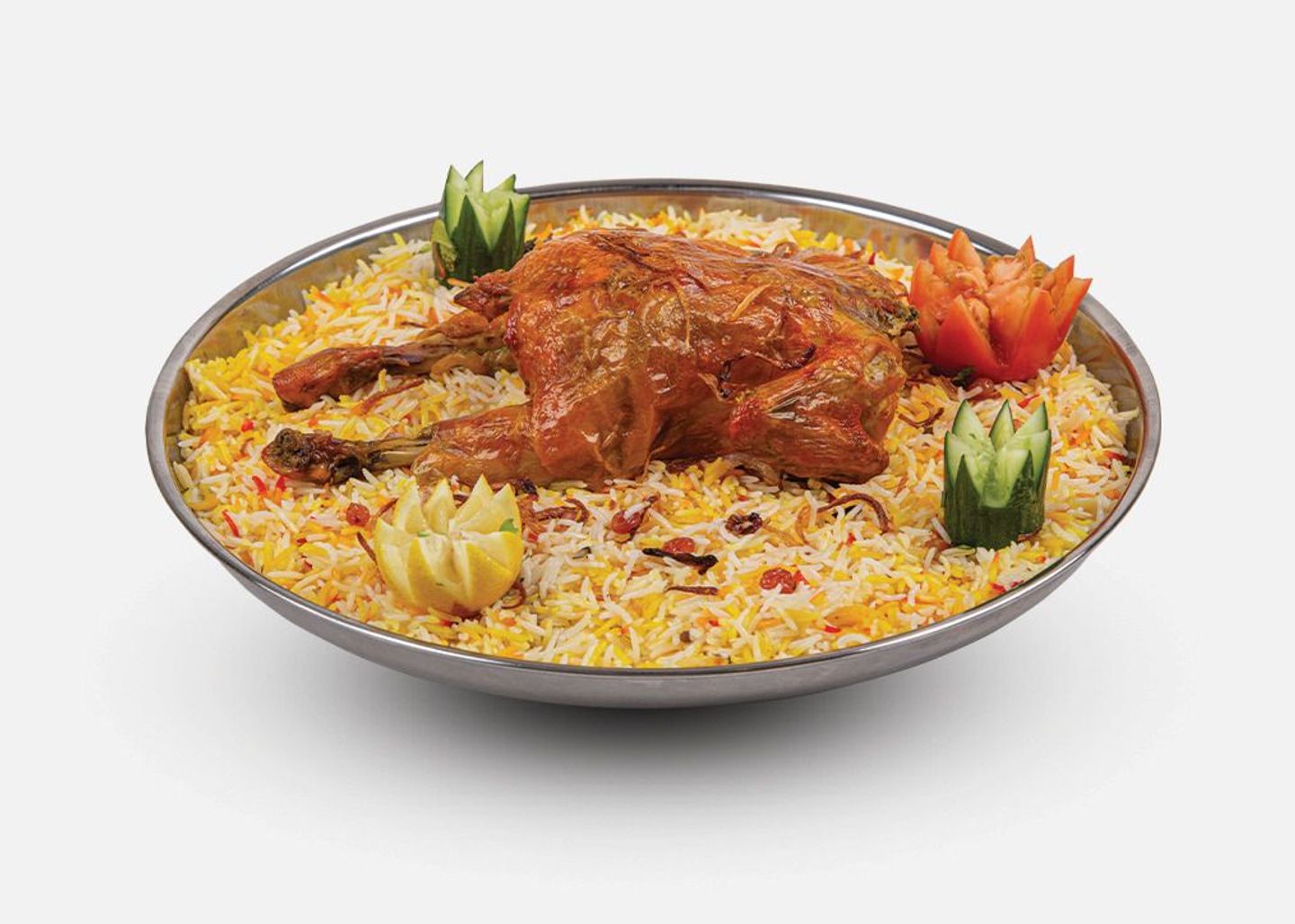 مندي دجاج مع الأرز - ربع دجاجة