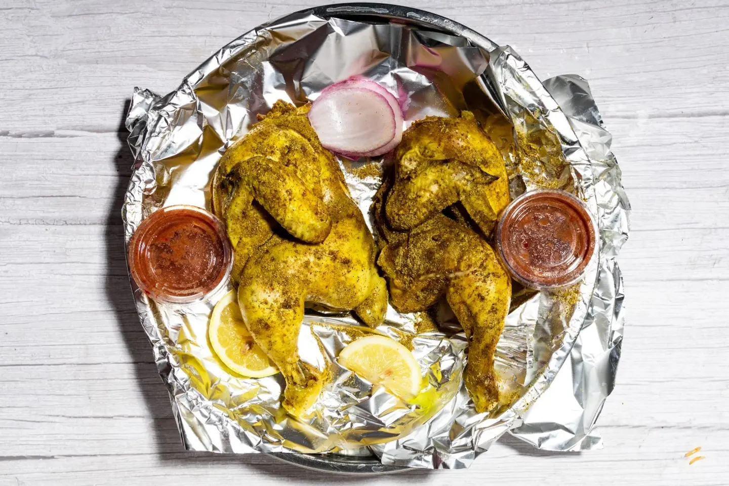 دجاج مندي سادة - نص دجاجة