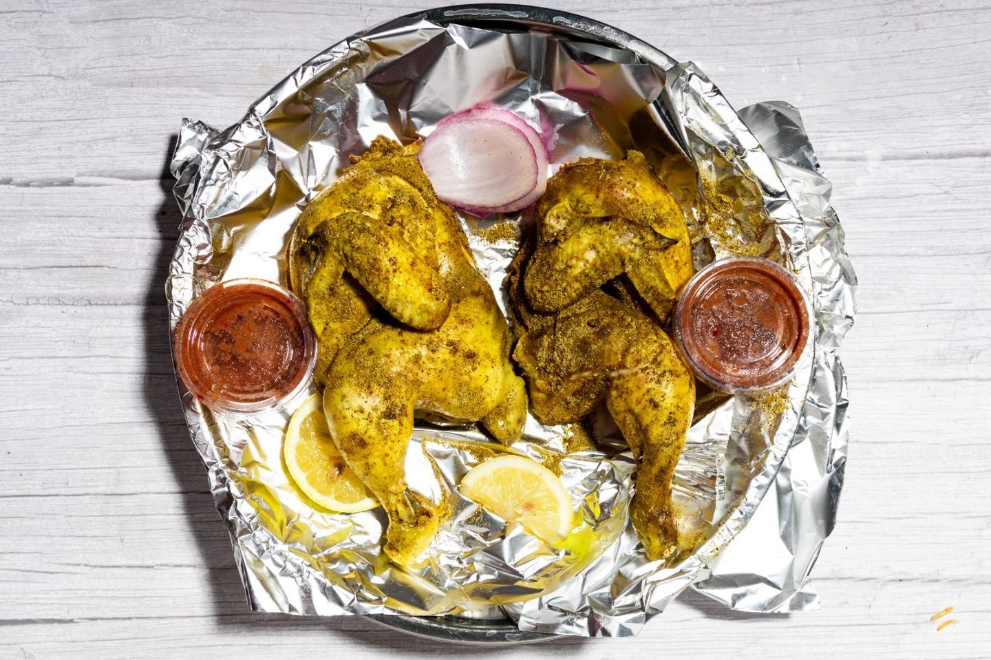 دجاج مندي سادة - نص دجاجة