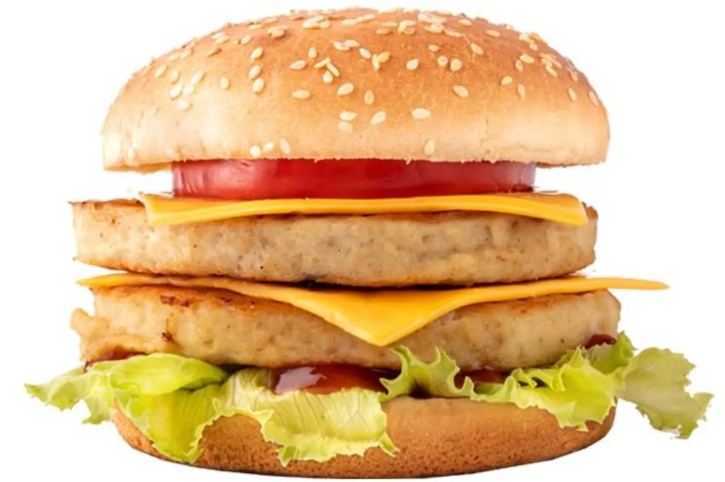 وجبه دبل برجر - دجاجة