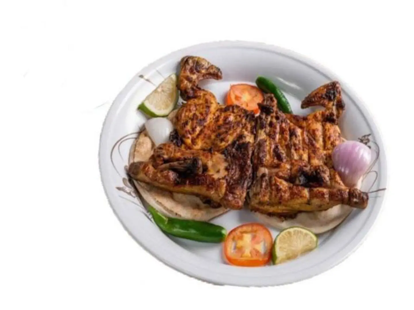 Charcoal Grilled Faruj - Half A Chicken