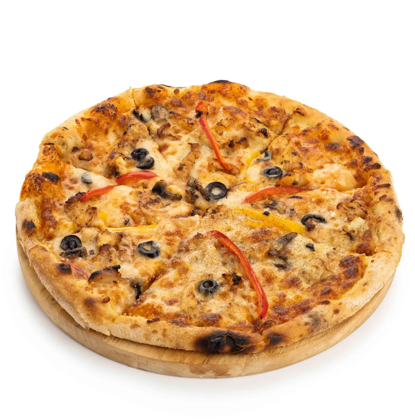 بيتزا دجاج - وسط