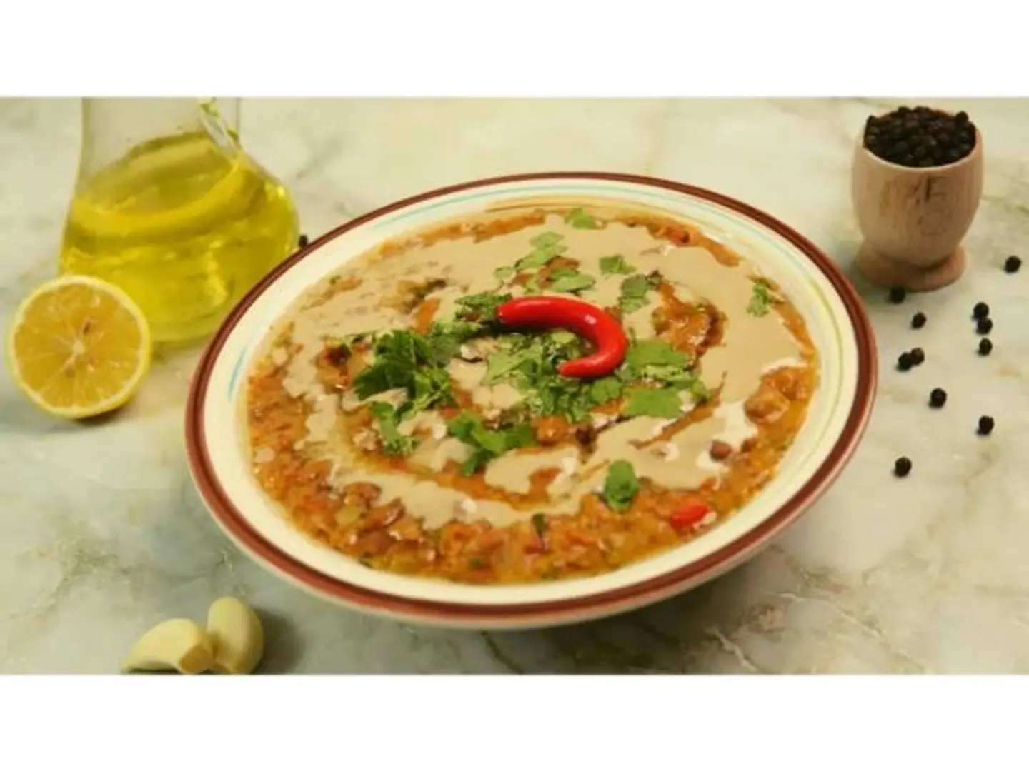 فول زيت حار - صغير