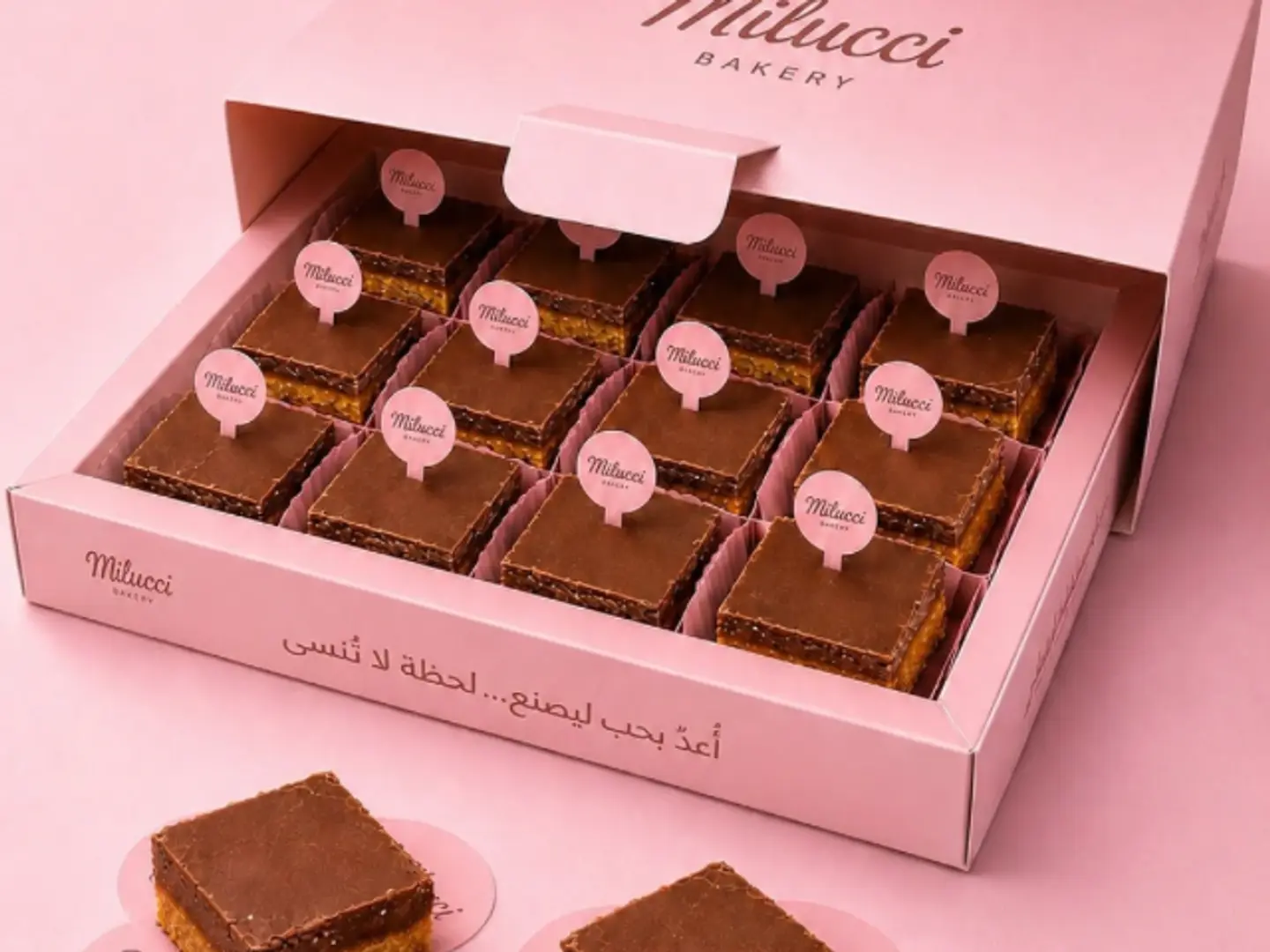 Roasted Milk And Chocolate Desser - Medium 12 Pieces.