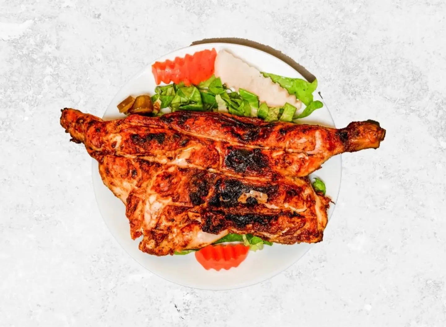 Plain Charcoal Chicken - Half A Chicken