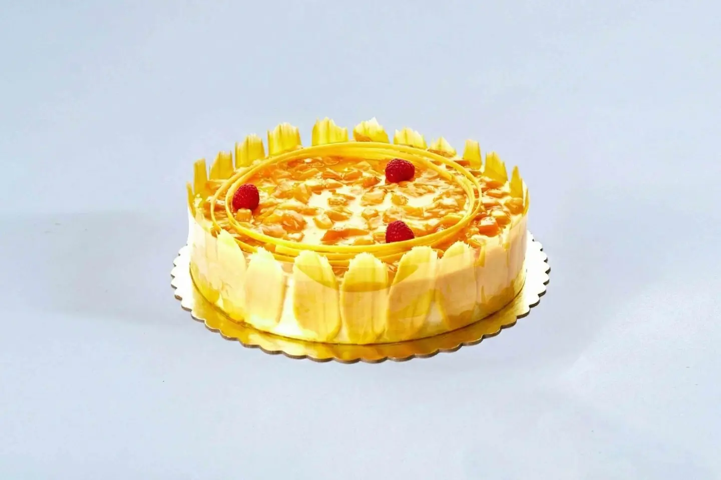 Mango Mousse Cake - Medium Template