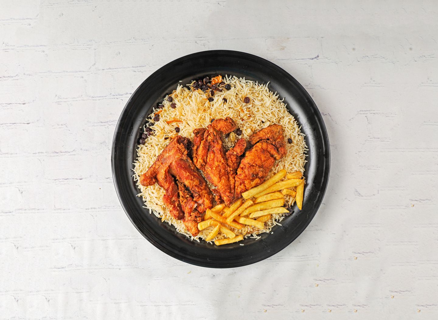 Fried Chicken With Pan Seared - Half A Chicken
