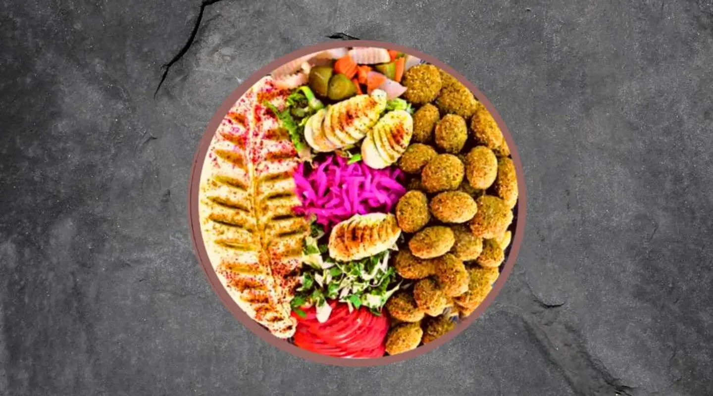 Mixed Falafel Plate - Medium