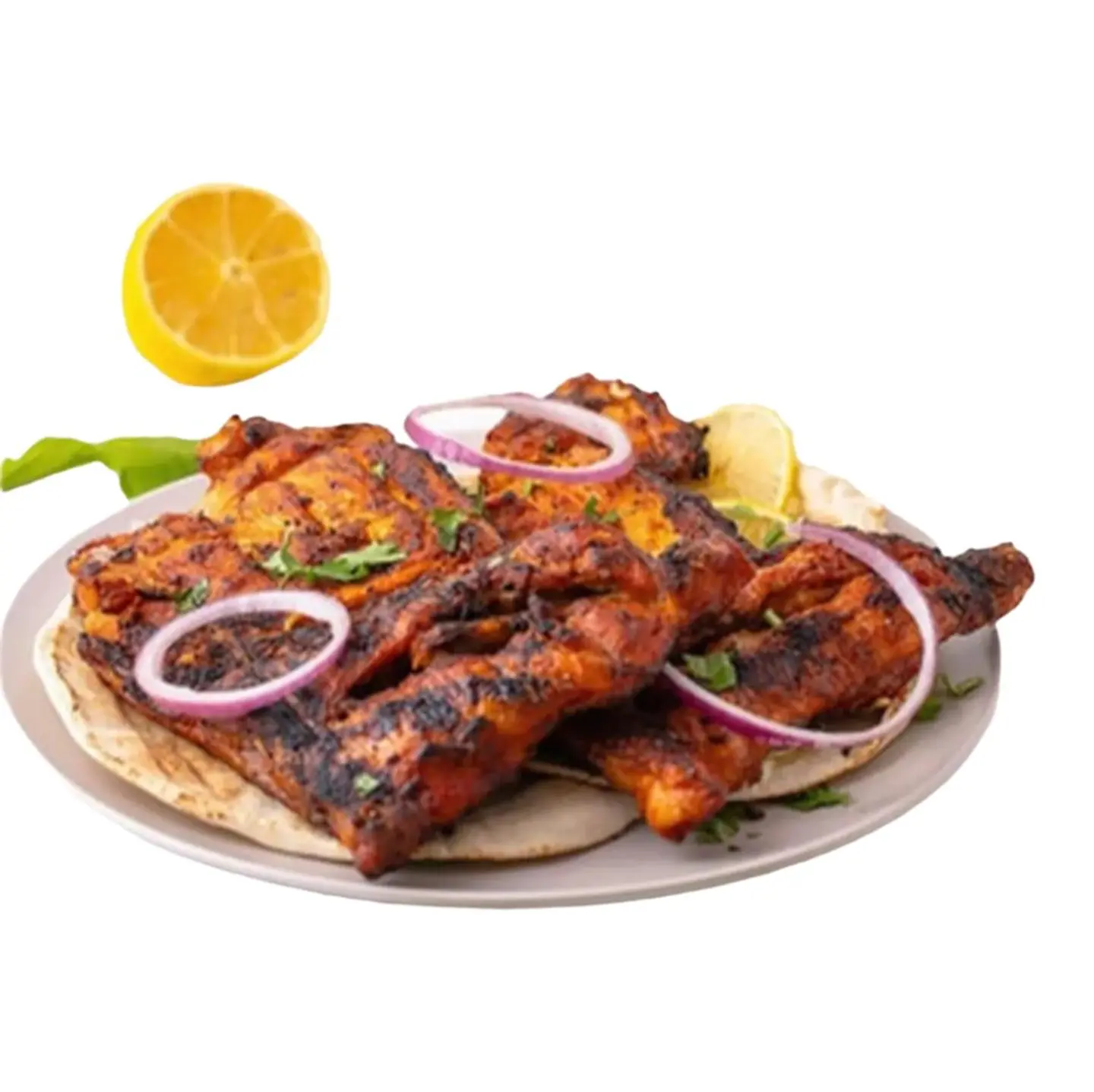 دجاج على الفحم سادة - نصف حبة