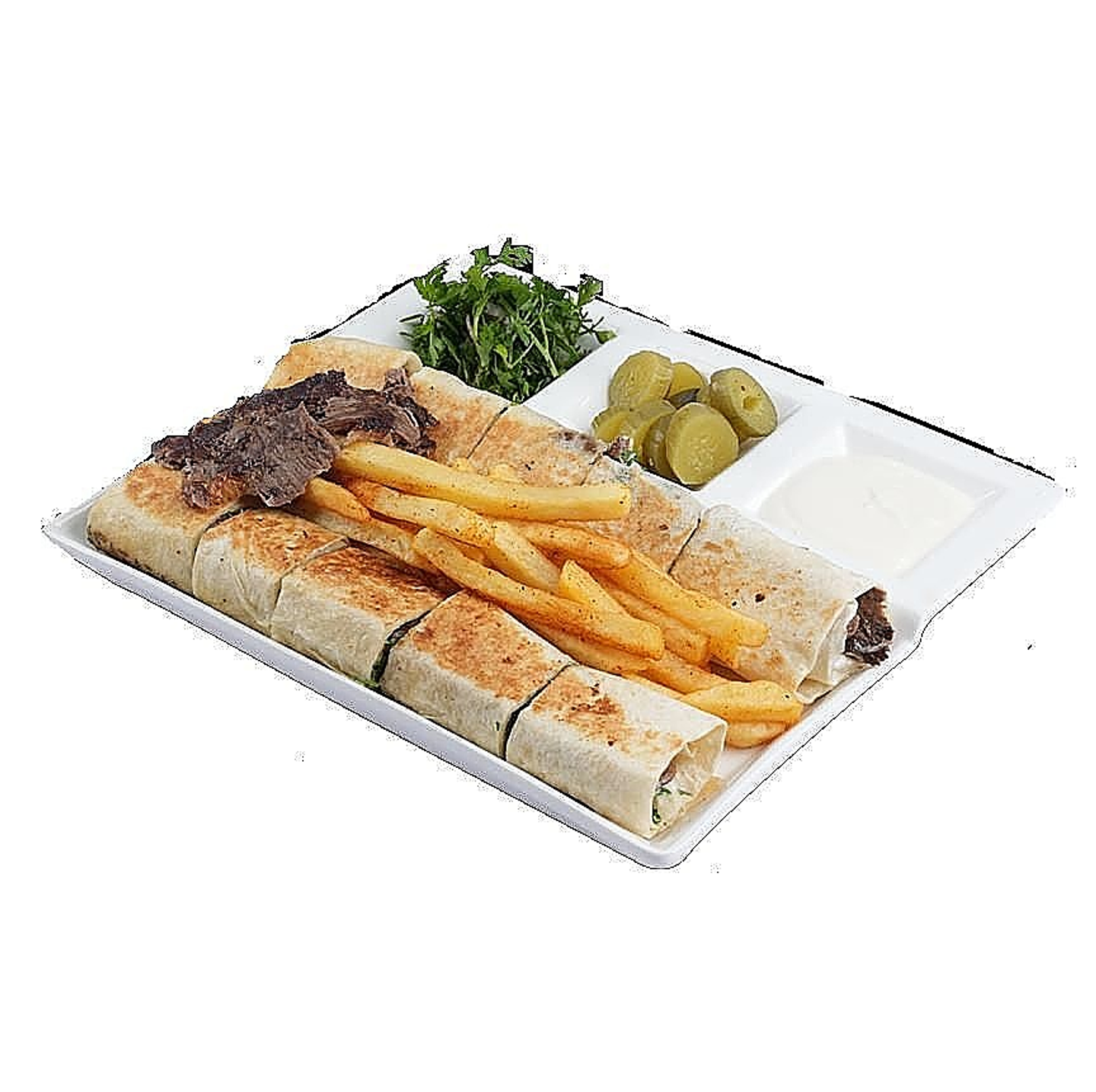 Double Arabic Meat Plate - Regular