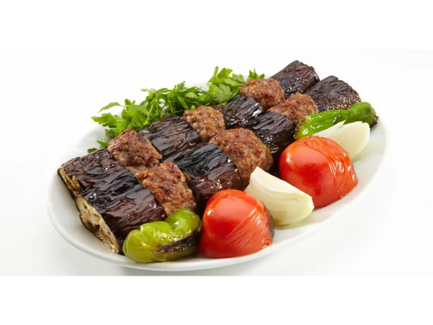Eggplant Kebab - For One Person