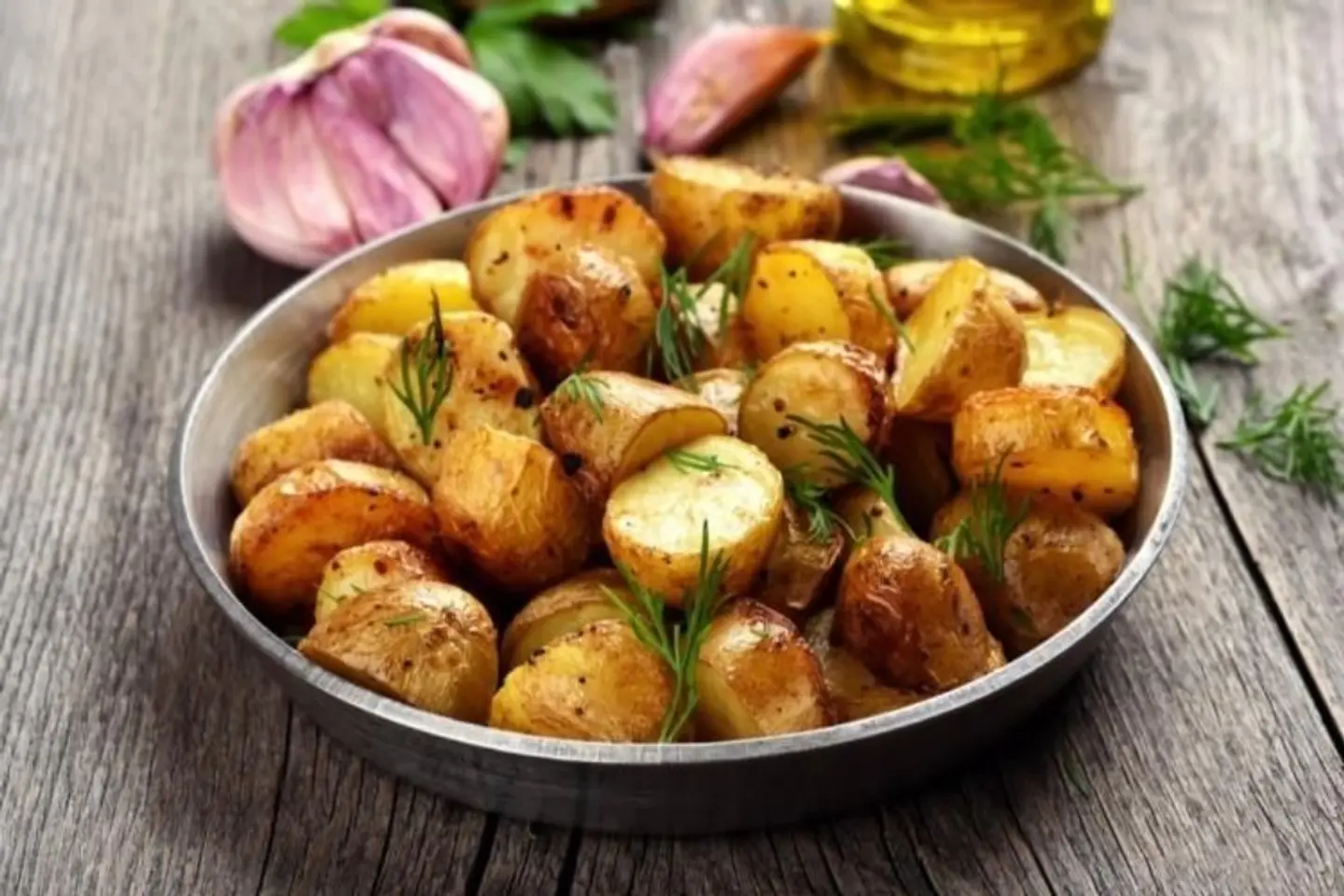 بطاطس مدفونه - صغير