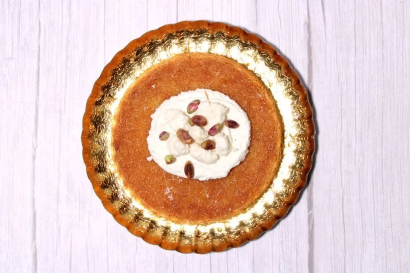 Kunafah Between Two Fire With Cream And Cheese - Family