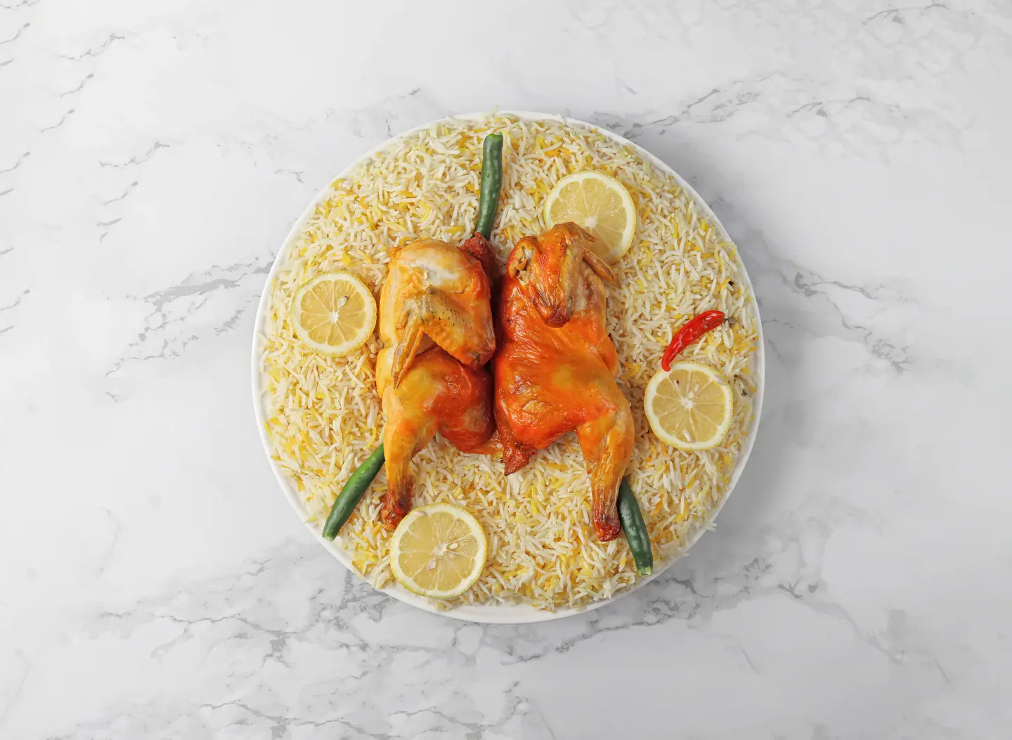 Mandi Chicken With Rice - Whole Chicken