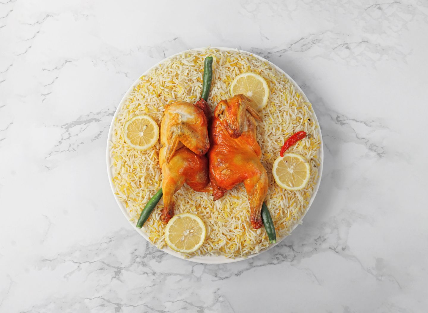 Mandi Chicken With Rice - Half A Chicken