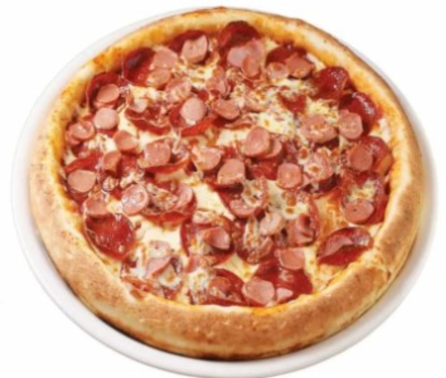 Pepperoni Pizza With Hotdog - Small
