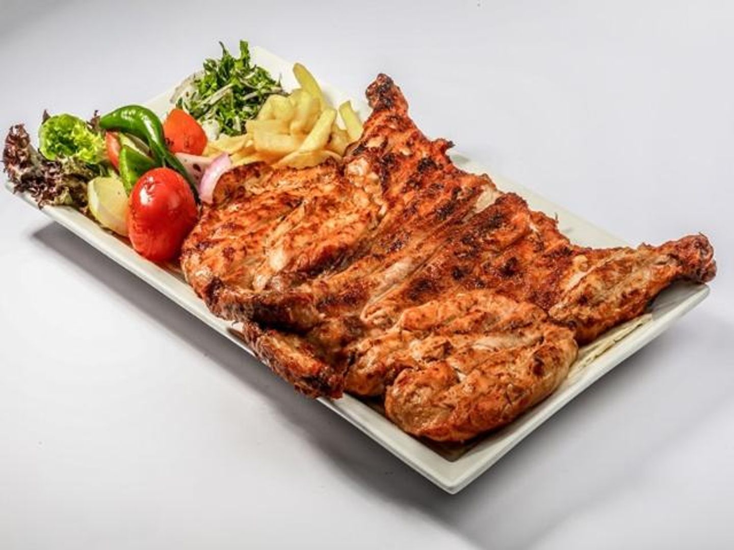 دجاج مضبي ساده - ربع