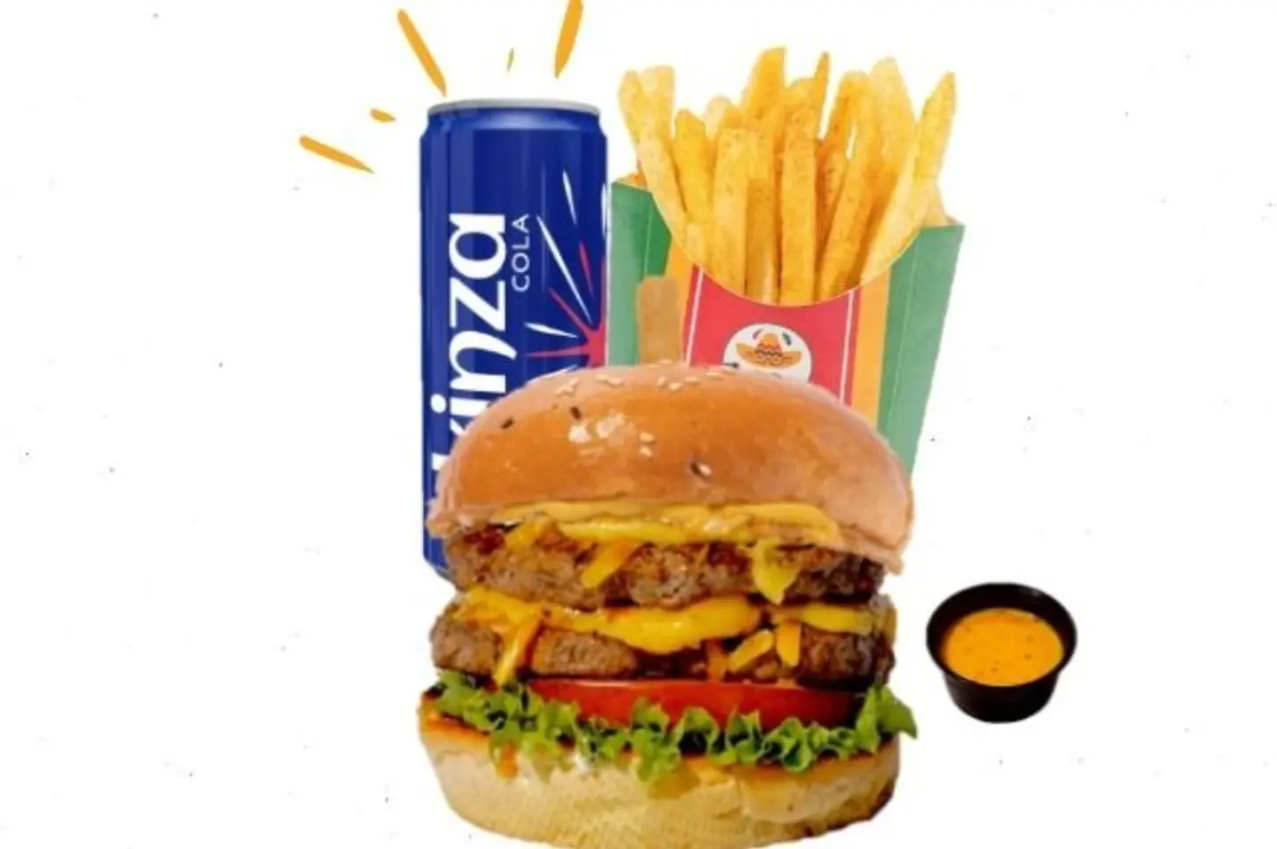 Double Smash Burger Meal - Meal
