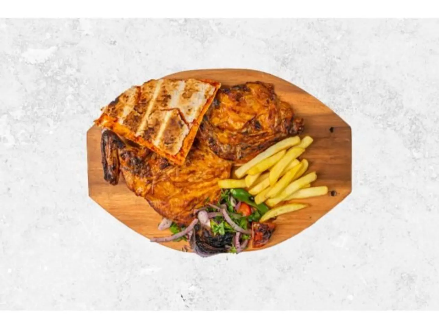 دجاج عالفحم سادة - نص حبة دجاج