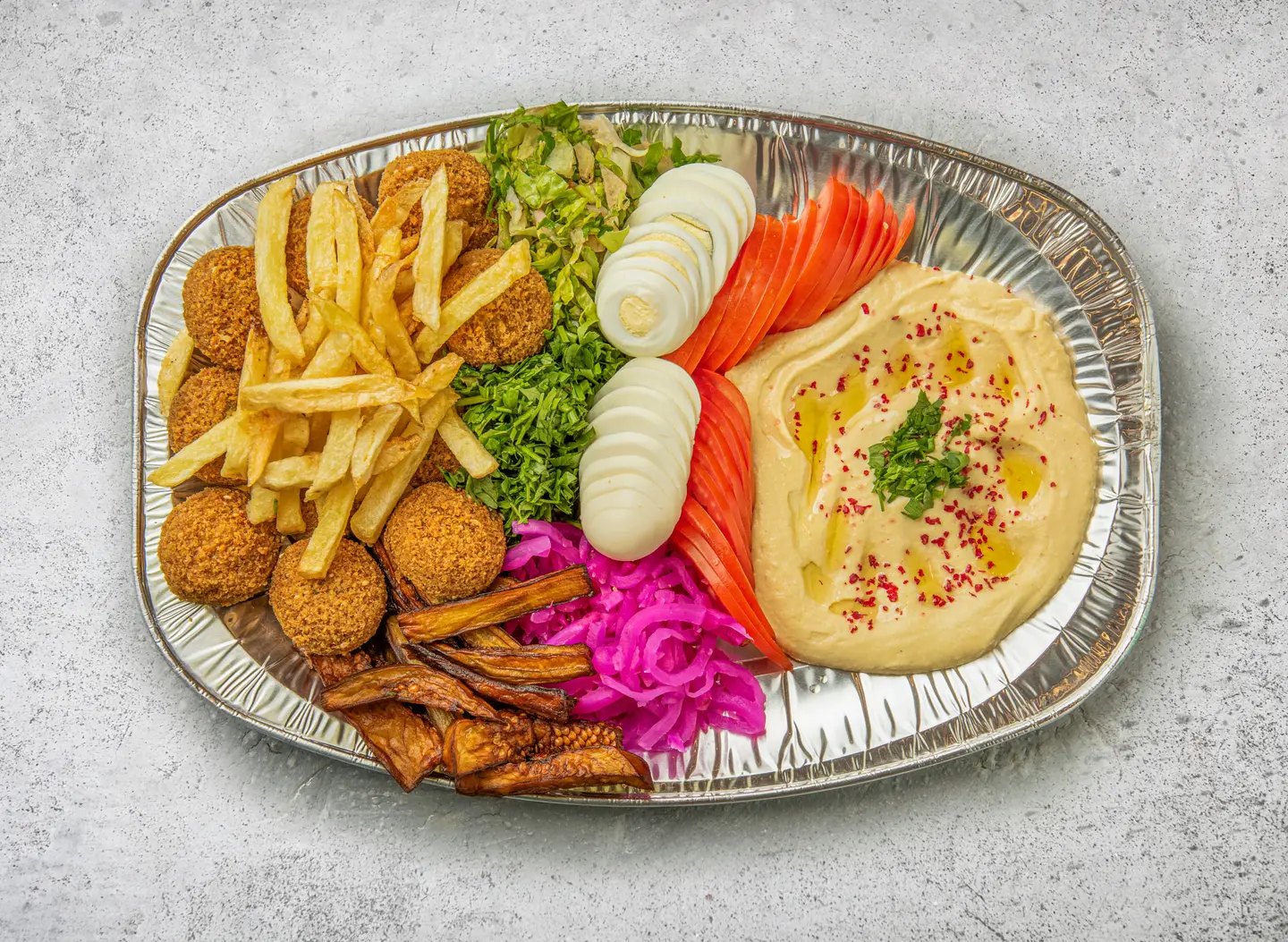 صحن فلافل - صغير