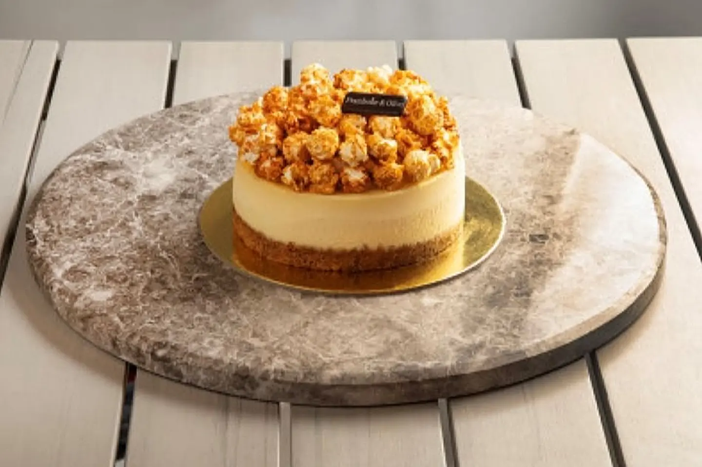 Caramel Popcorn Cheesecake Small - 4 Pieces
