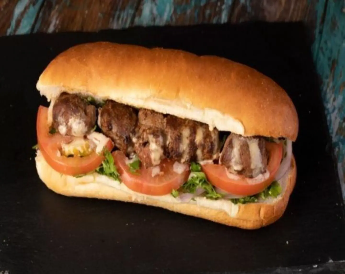 كباب لحم جامبو - ساندوتش