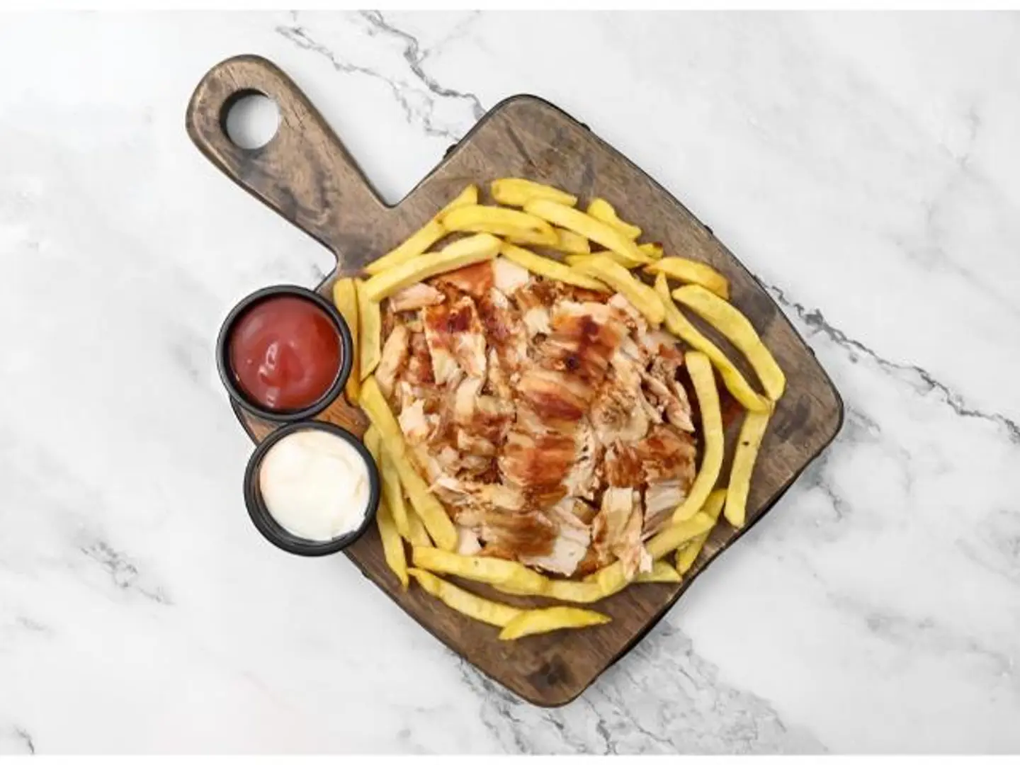 صحن شاورما دجاج - صغير