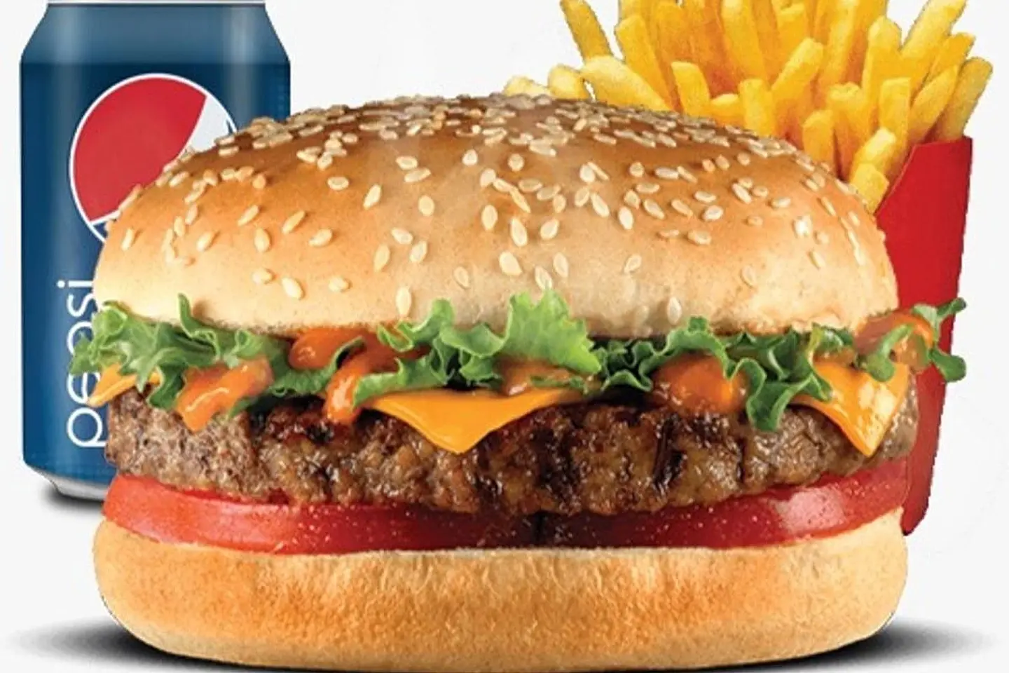 Meat With Cheese Meal - Potatoes Crispy
