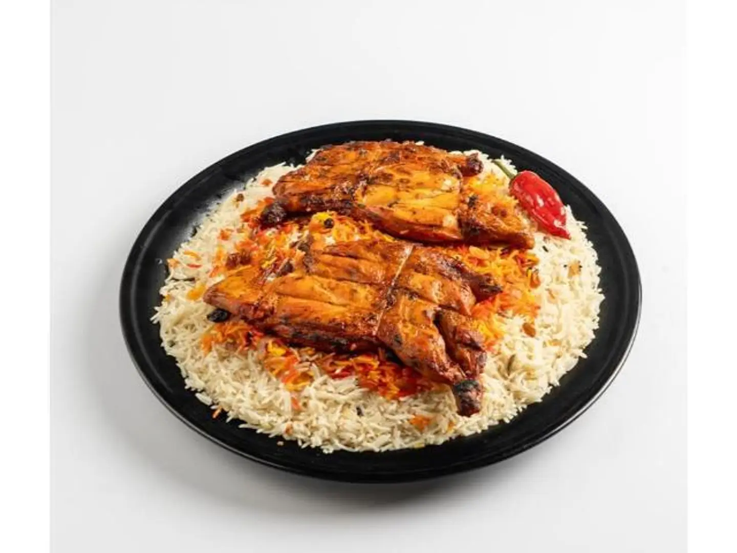 Charcoal Chicken With Pishawari Rice - Half A Chicken