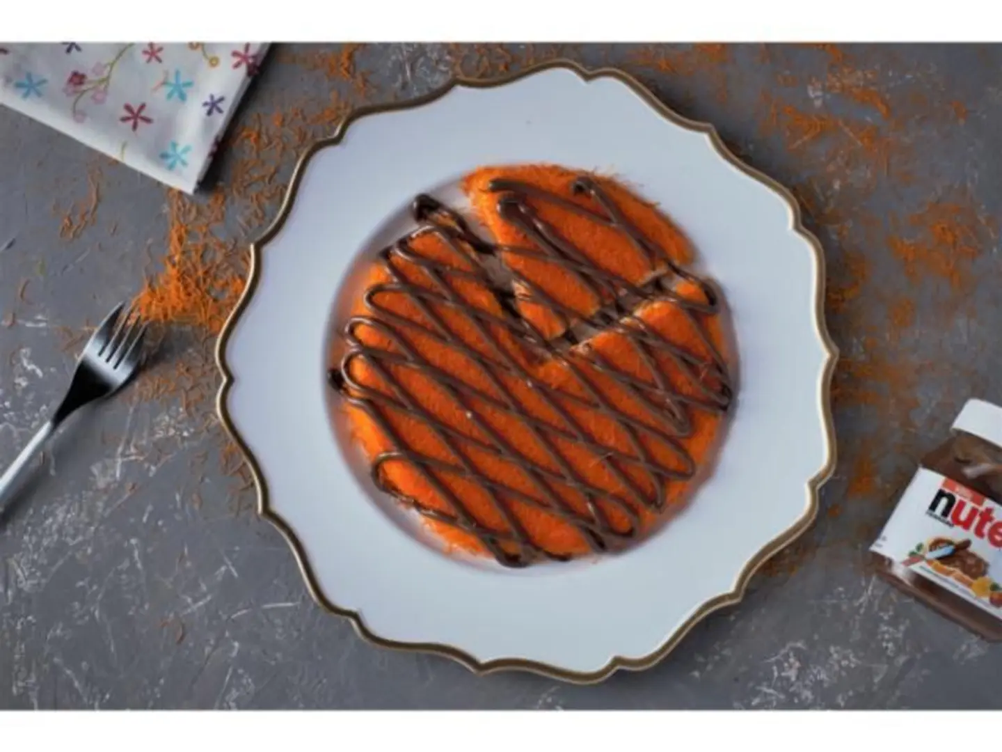 Kunafah With Nutella - Quarter Kg