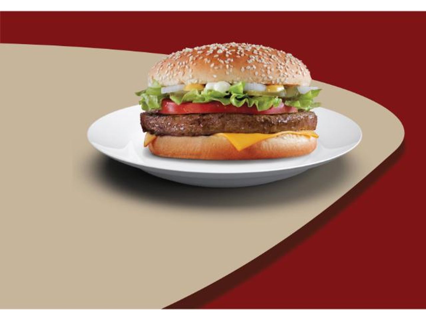 Grilled Beef Burger - Sandwich