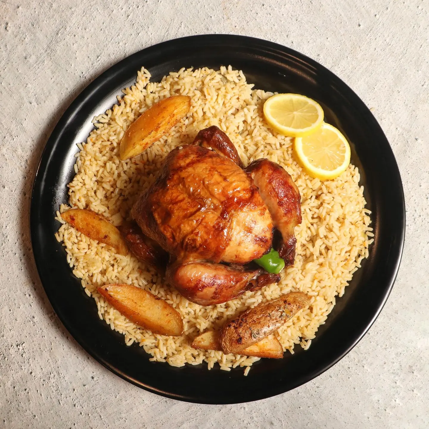 دجاج شواية أبيض - نص حبة دجاج