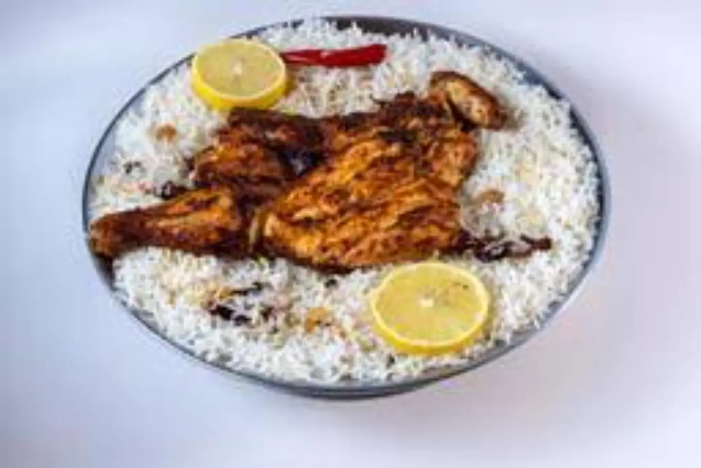 Charcoal Grilled Chicken With Pishawari Rice - Half Chicken