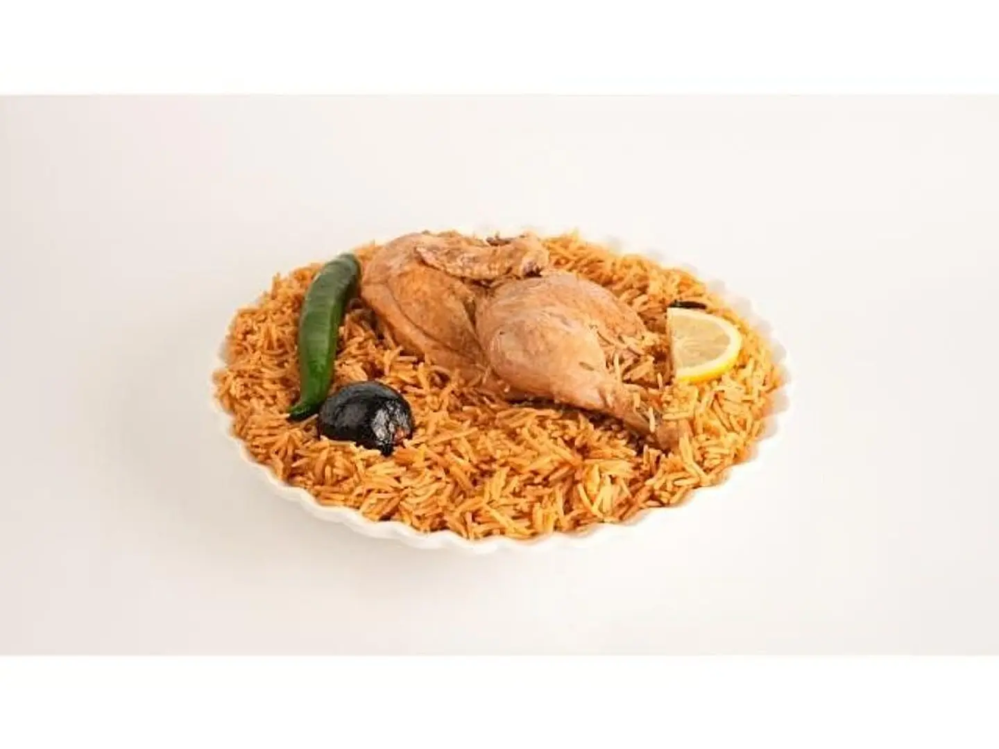 دجاج مضغوط - نصف