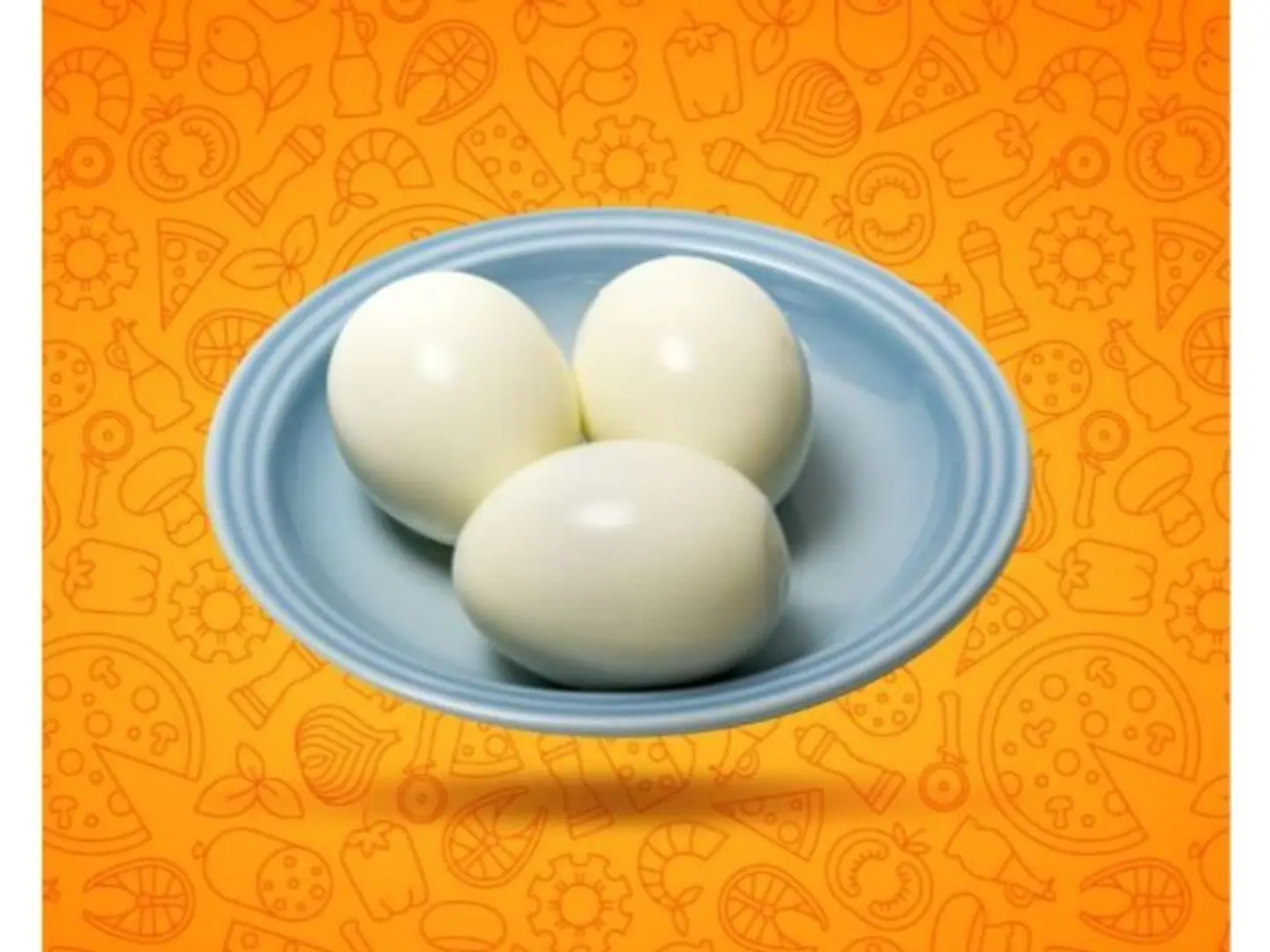 Boiled Egg Plate - Two Pieces