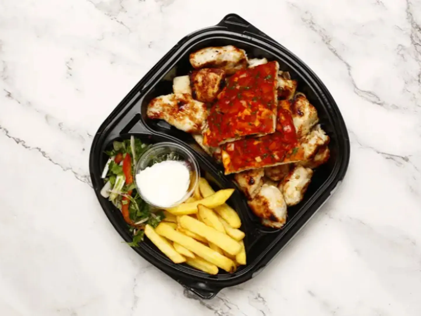 صحن شيش طاوق - 3 اسياخ