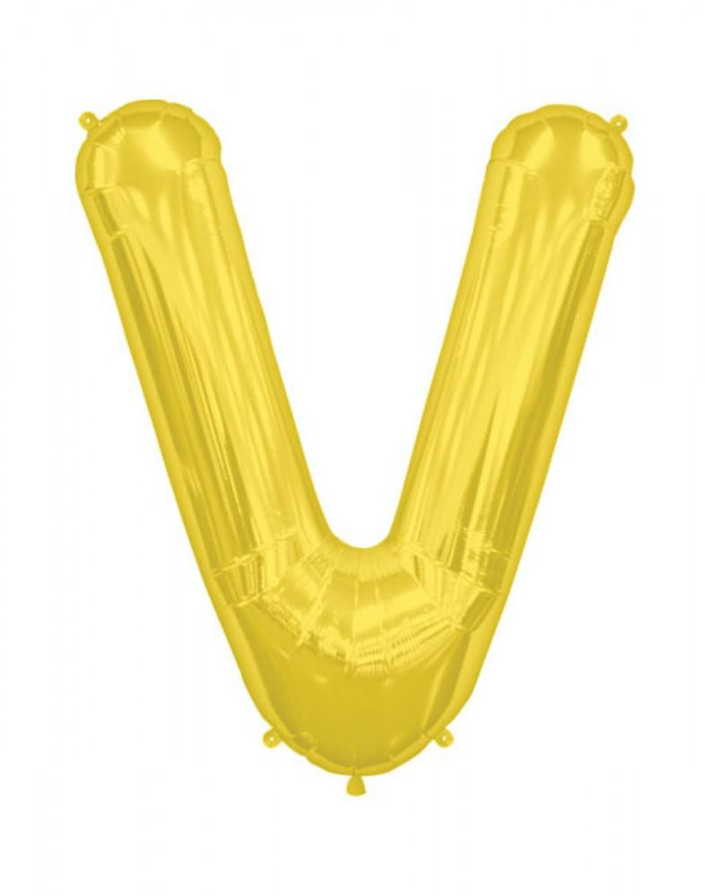 Balloon With The Letter V - Silver