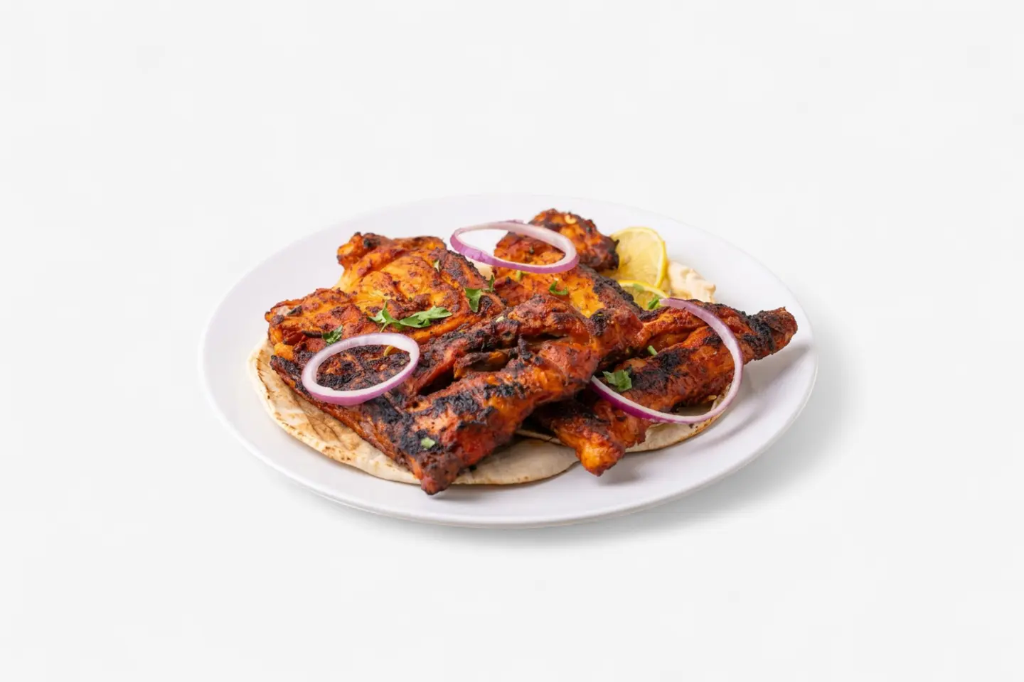 Chicken On Charcoal With Rice - Half Chicken