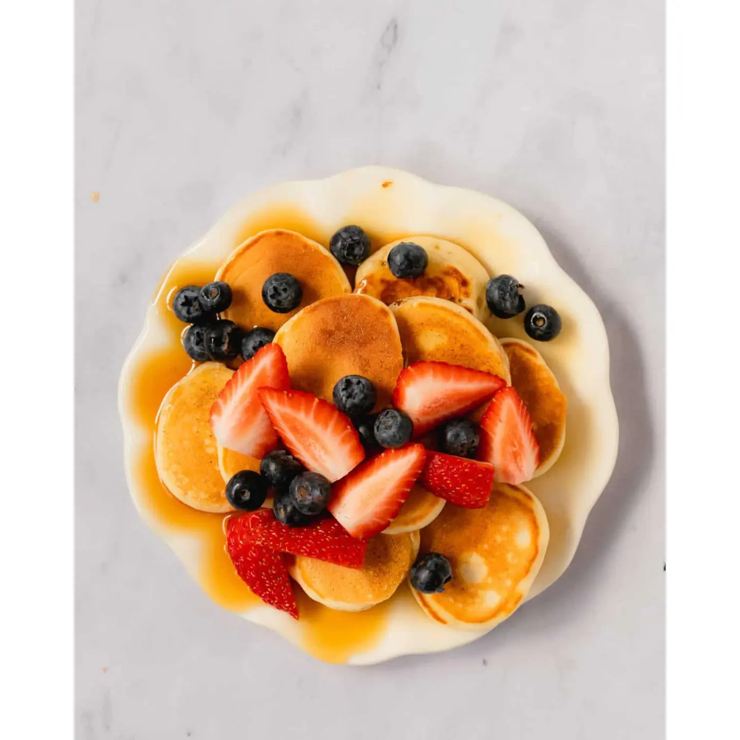 ميني بان كيك مع فراولة  - ميني بان كيك مع فراولة -صغير