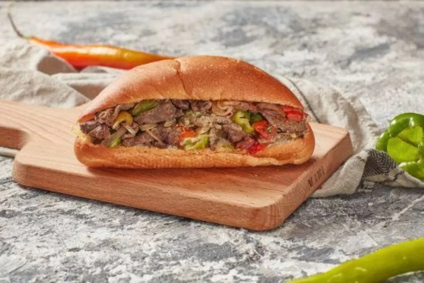 ساندوتش تقاطيع - خبز ابيض