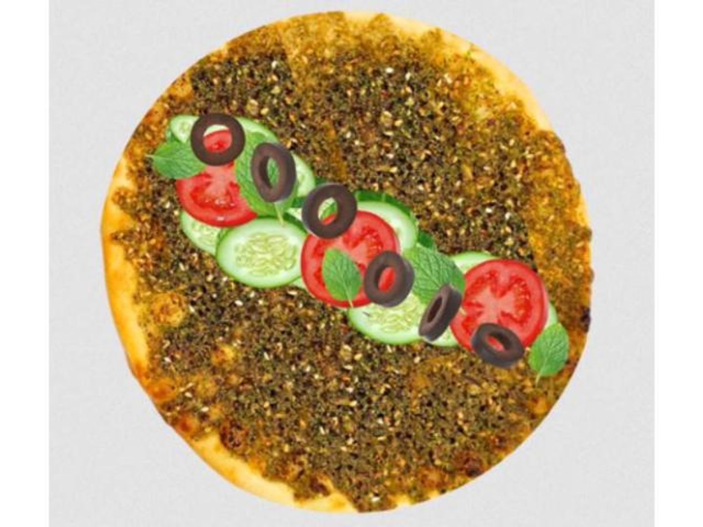 زعتر بالخضار - وسط